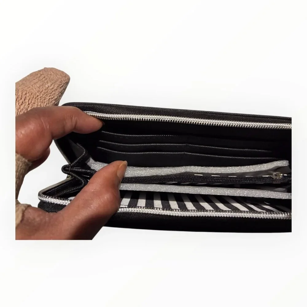 Marc Tetro Black Dog Print Wallet